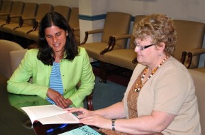 Edna Camdus mentoring Maria Torchia LoGrippo